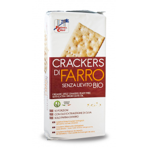 CRACKERS DI FARRO S/LIEVITO 280gr - LA FINESTRA