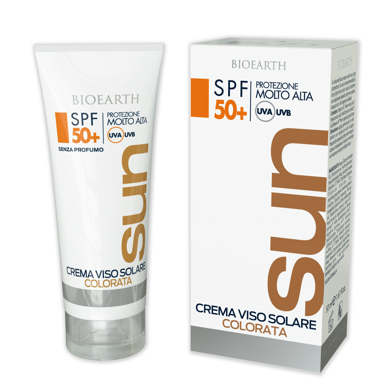 Biosapori CREMA VISO SOLARE COLORATA SPF50 PROTEZIONE MOLTO
