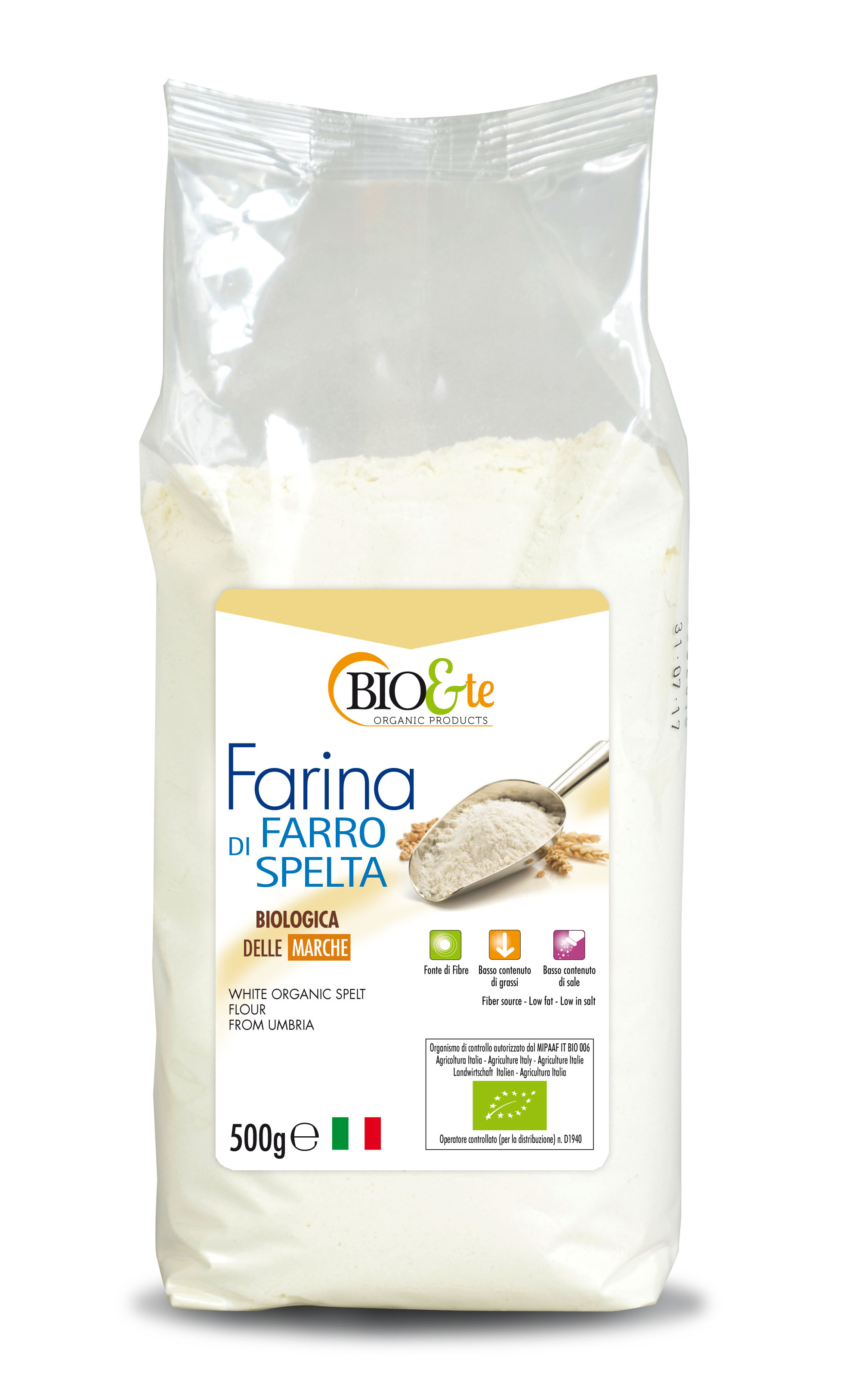 Biosapori FARINA DI FARRO SPELTA 500 GR BIO&TE