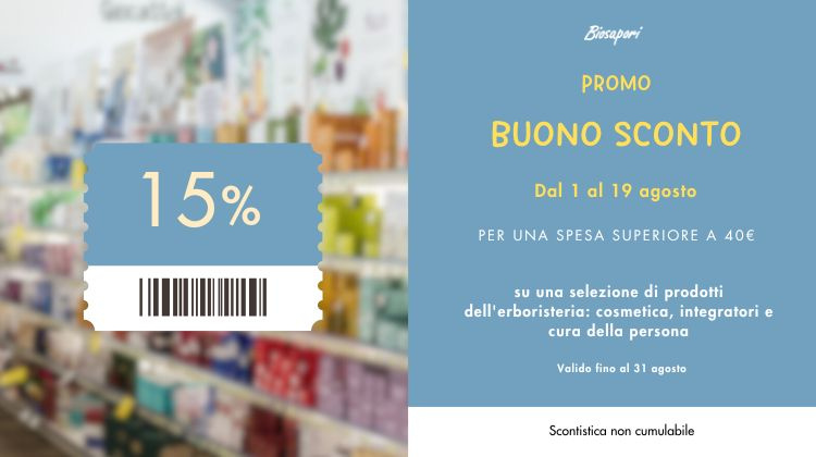 PROMOZIONE IN TUTTE LE ERBORISTERIE