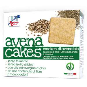 AVENCAKES CON SEMI DI CHIA E CANAPA 250gr - LA