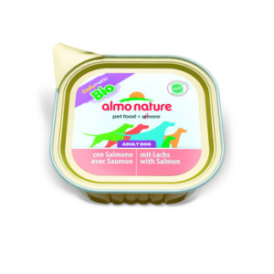 ALMO NATURE CANE-PATE' DI SALMONE IN VASCHETTA -