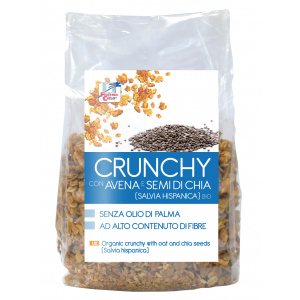 CRUNCHY CON AVENA E SEMI DI CHIA 375gr - LA