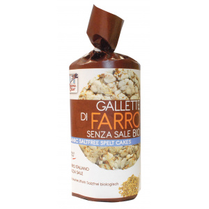 GALLETTE DI FARRO SENZA SALE 100gr - LA FINESTRA