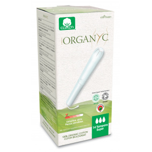 ORGANYC ASSORBENTI INTERNI APPLICATORE SUPER 14pz