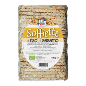 SOFFIETTE DI RISO AL SESAMO 130gr - LA FINESTRA