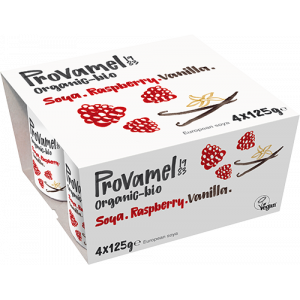 YOFU LAMPONE E VANIGLIA 4X125 GR - PROVAMEL