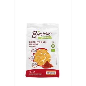 BIOCROC ALLA PAPRIKA BIO 40g - FIOR DI LOTO