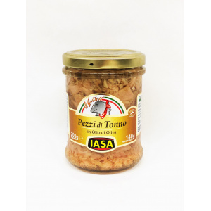 PEZZI DI TONNO IN OLIO EVO 140 GR - IASA