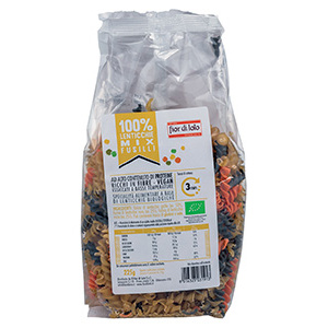 FUSILLI DI LENTICCHIE MIX 225gr - FIOR DI LOTO