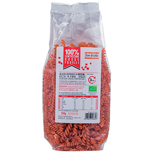 FUSILLI DI LENTICCHIE ROSSE 250gr - FIOR DI LOTO