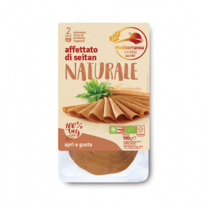 AFFETTATO DI SEITAN NATURALE 100 GR - MEDITERRANEA