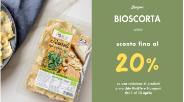 INZIA LA SPESA CON LA BIOSCORTA DI APRILE