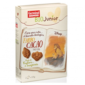 BISCOTTI FARRO CACAO 250 GR - BIOJUNIOR GERMINAL