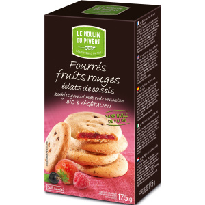 COOKIES RIPIENI AI FRUTTI ROSSI 175gr - LE MOULIN