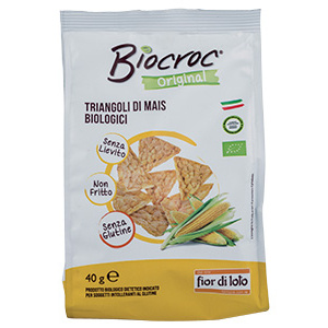 BIOCROC TRIANGOLI DI MAIS BIO 40g - FIOR DI LOTO