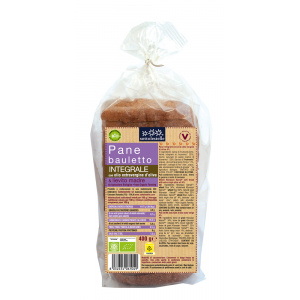 PANE BAULETTO DI FRUMENTO INTEGRALE 400 GR -