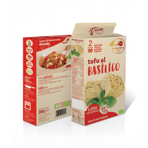 TOFU AL BASILICO 200 GR - MEDITERRANEA