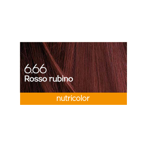 BIOKAP NUTRICOLOR TINTA  6.66 ROSSO RUBINO 140 ML