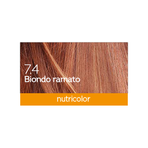 BIOKAP NUTRICOLOR TINTA 7.4 BIONDO RAMATO 140ml