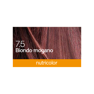 BIOKAP NUTRICOLOR TINTA 7.5 BIONDO MOGANO 140 ML