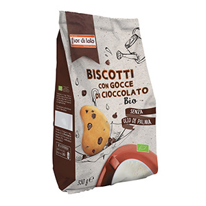 BISCOTTI CON GOCCE DI CIOCCOLATO 350gr - FIOR DI