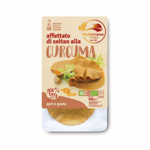 AFFETTATO DI SEITAN ALLA CURCUMA 100 GR -