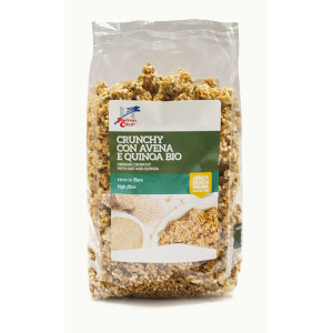 CRUNCHY CON AVENA E QUINOA 375gr - LA FINESTRA SUL