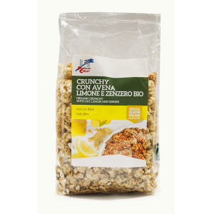 CRUNCHY CON AVENA, LIMONE E ZENZERO 375gr - LA