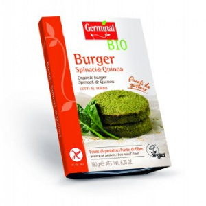 BURGER DI SPINACI E QUINOA 180 GR - GERMINAL BIO