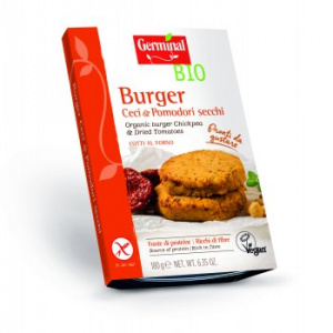 BURGER CON CECI E POMODORI SECCHI 180 GR -