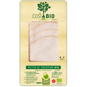 PETTO DI TACCHINO BIO AL FORNO 80G - COSIBIO