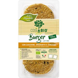 BURGER VEGETALE LATINO 200 GR- COSIBIO