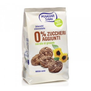 BISCOTTI CIOCCOLATO SENZA ZUCCHERO 350GR GERMINAL