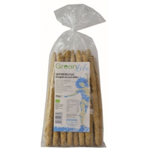 GRISSINI INTEGRALI CON SEMI DI LINO 150gr -