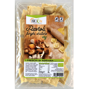 RAVIOLI FUNGHI SHITAKE VEG. 250G - BIO