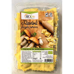 RAVIOLI AI PORCINI 250G - BIO&TE