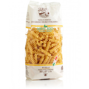 FUSILLI DI SEMOLA DI GRANO DURO 500 GR - IRIS La