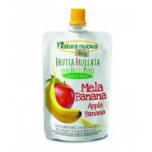 FRUTTA FRULLATA MELA BANANA 100 GR - NATURA NUOVA