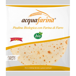 PIADINA CON FARINA DI FARRO 3 PEZZI 300 GR -