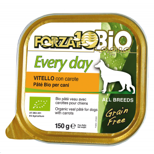 Paté Bio per cani Vitello con carote - Every day