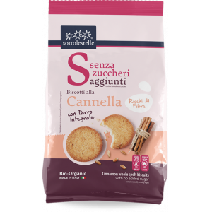 BISCOTTI CON FARRO INTEGRALE ALLA CANNELLA SENZA