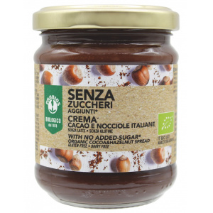 CREMA CACAO E NOCCIOLE SENZA ZUCCHERO 200G