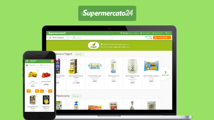 LA TUA SPESA A DOMICILIO CON SUPERMERCATO24