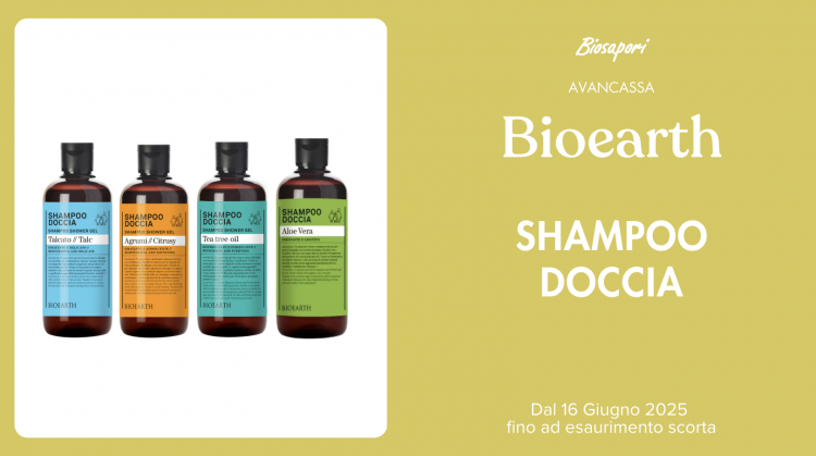 PROMOZIONE DOCCIA SHAMPOO BIOEARTH