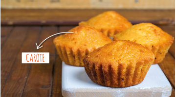 MUFFIN CON DATTERI, CAROTE E MANDORLE