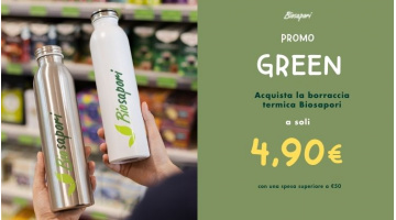 PROMO GREEN: BORRACCIA TERMICA ADATTA A TUTTE LE STAGIONI