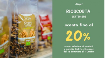 LA BIOSCORTA A SETTEMBRE DIVENTA DOPPIA