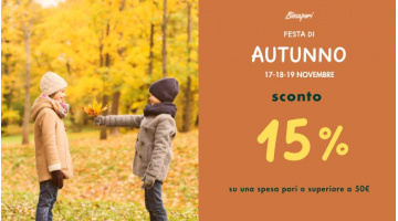 RITORNA LA FESTA D'AUTUNNO CON TANTE SORPRESE PER IL MESE DI NOVEMBRE.