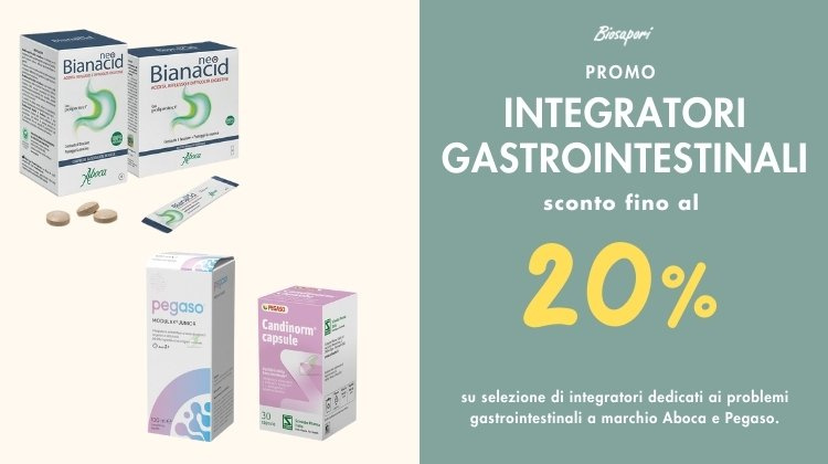 PROMOZIONE INTEGRATORI GASTROINTESTINALI